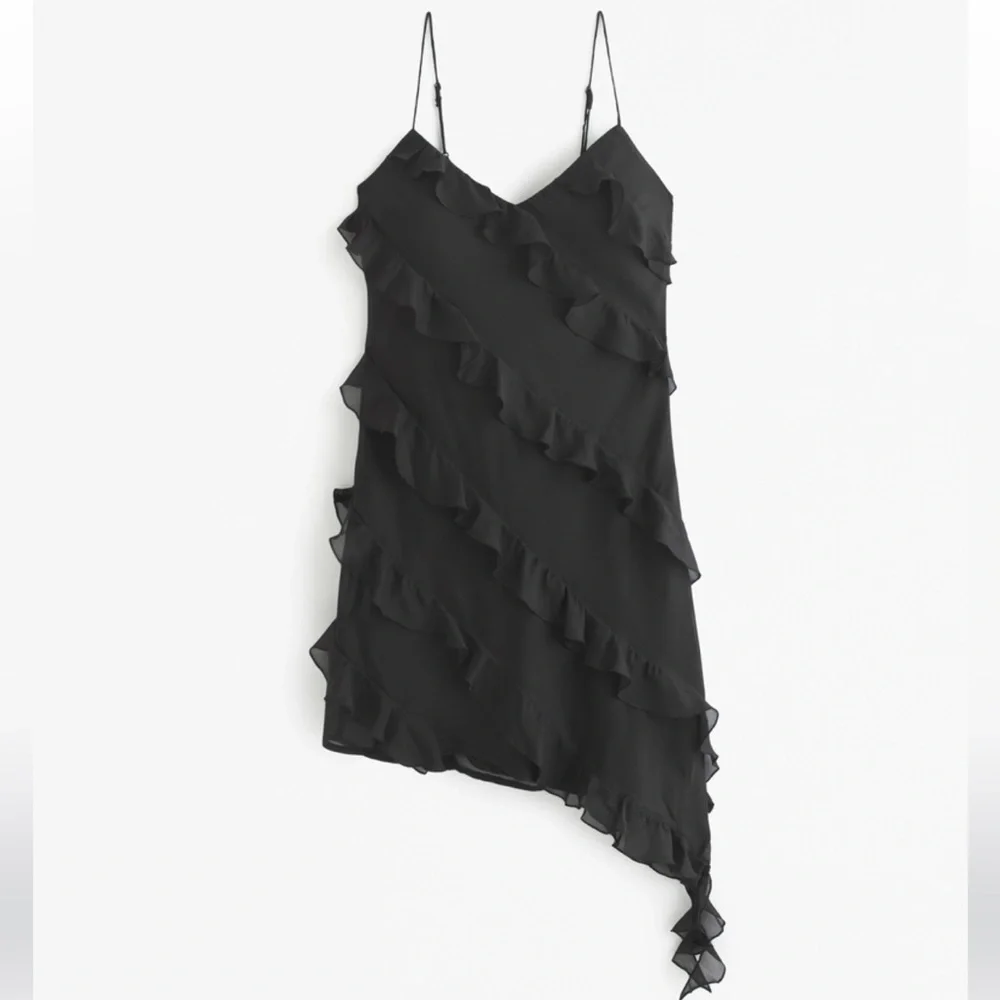 A&F Ruffle Mini Dress - Picture 3 of 7